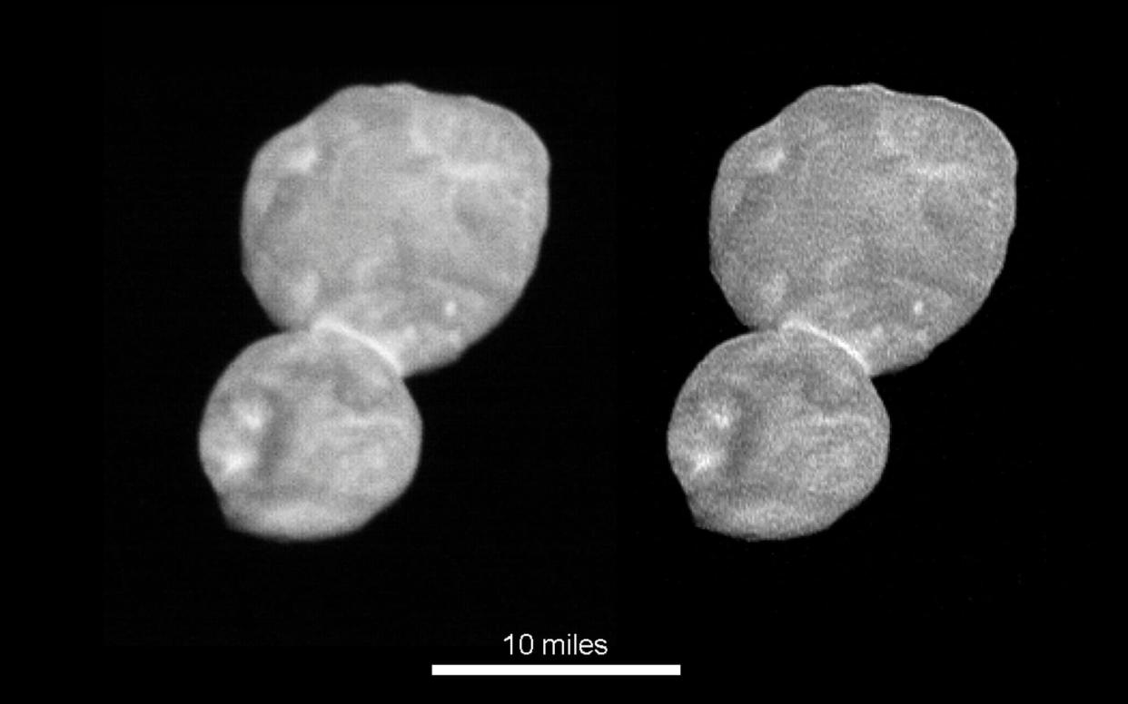 Nasa has revealed the first photo of the distant world of Ultima Thule - NASA