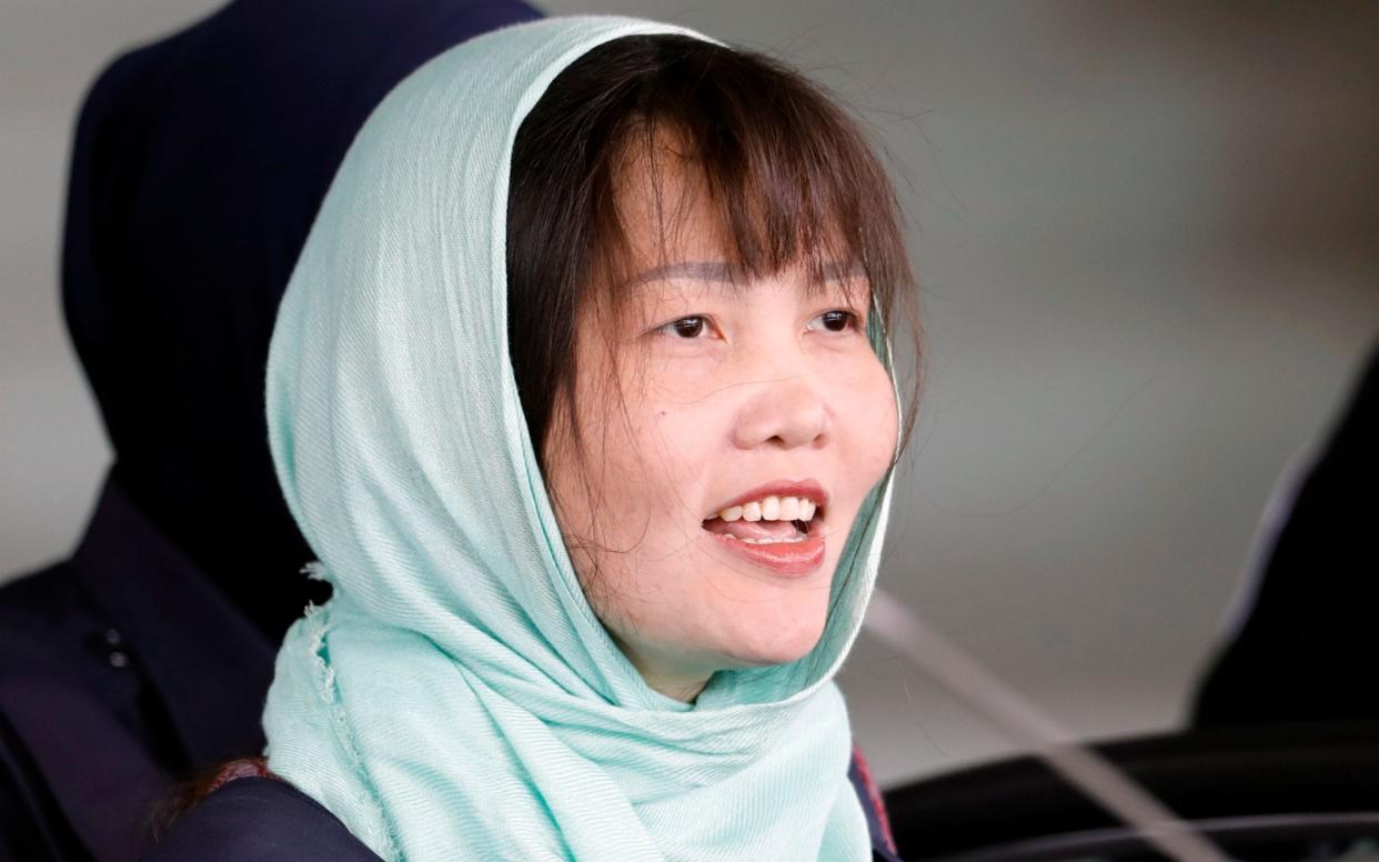 Doan Thi Huong said she was happy about her imminent release from a Malaysian jail - AP