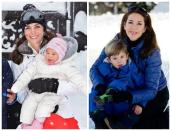 <p>Adorable snow mumma’s and their kids. Source: Getty </p>