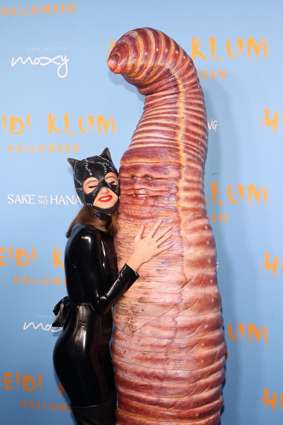 Leni Klum and Heidi Klum at her Hallowe'en Party on October 31, 2022.