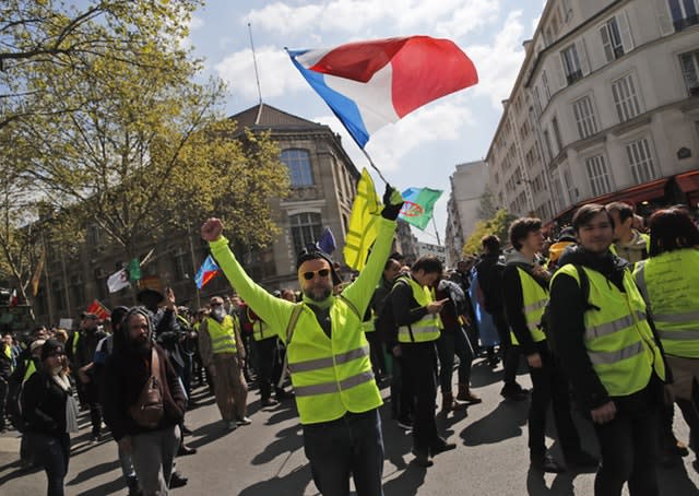 Yellow vests demonstrations in Paris