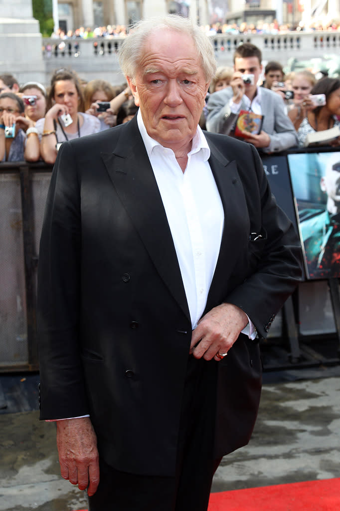 Harry Potter and the Deathly Hallows Part 2 2011 UK Premiere Michael Gambon