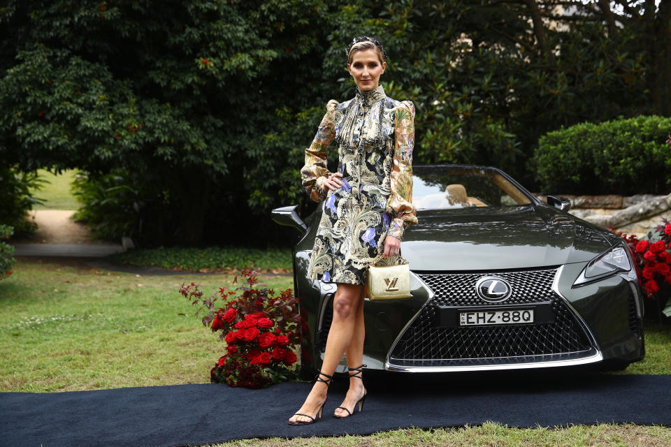 SYDNEY, AUSTRALIA - OCTOBER 27: Kate Waterhouse attends the 2020 Melbourne Cup Carnival Sydney Launch on October 27, 2020 in Sydney, Australia. (Photo by Don Arnold/WireImage)