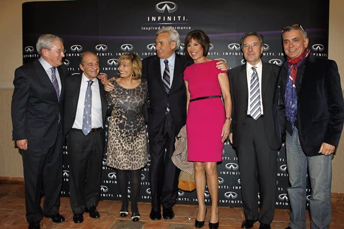 María Teresa Campos con otros grandes del periodismo
