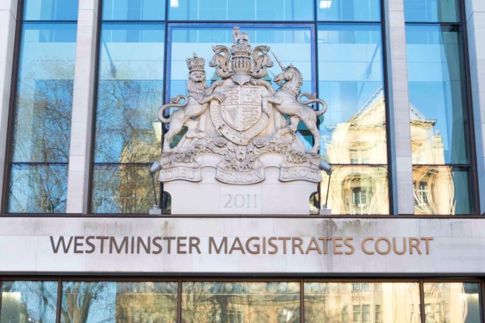 A general view of Westminster Magistrates Court, London (Rick Findler/PA) (PA Archive)