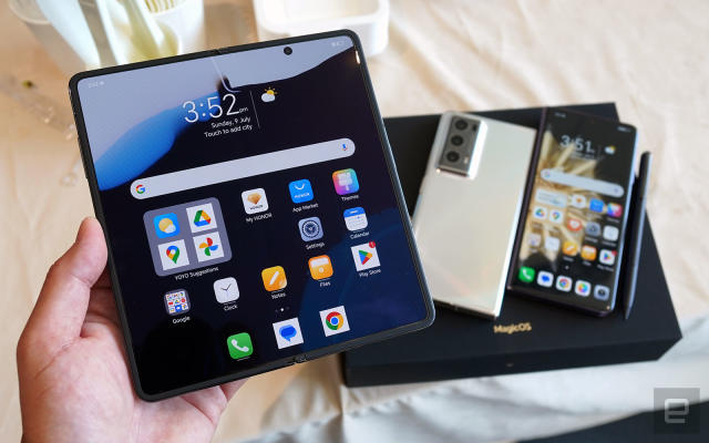 Honor's Magic V2 is the thinnest foldable phone to date