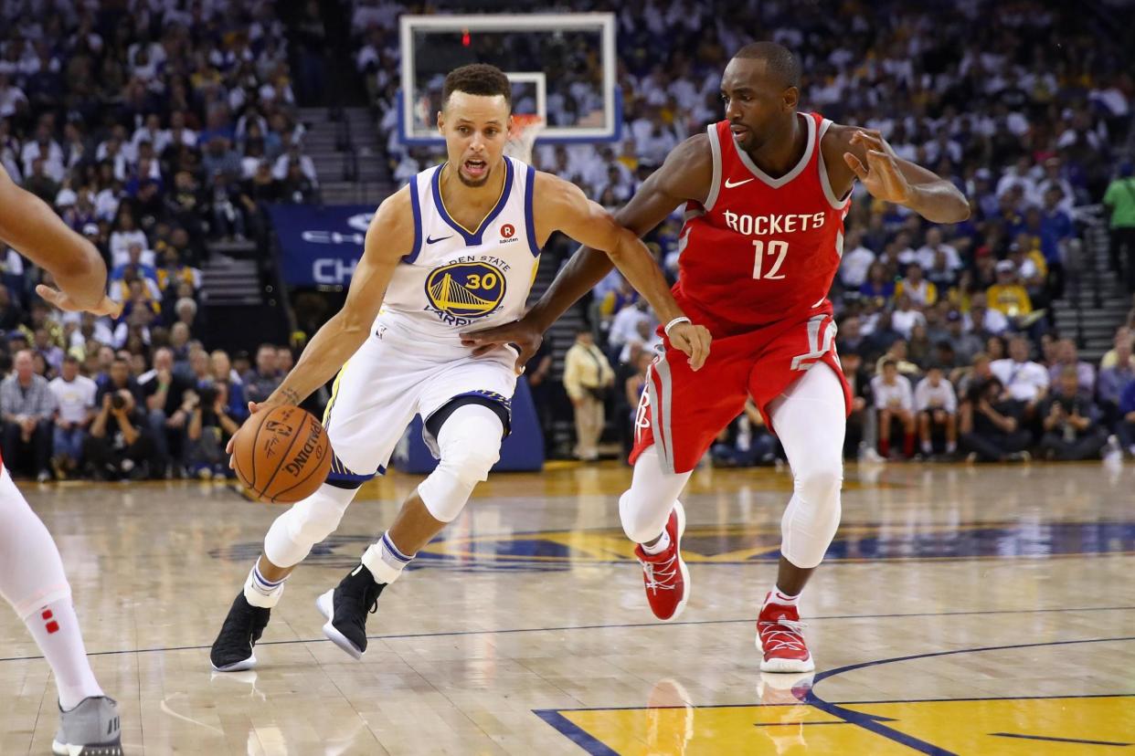 Big match | Houston vs Golden State could make for a thrilling Playoff clash... but it won't be in the Finals: Getty Images