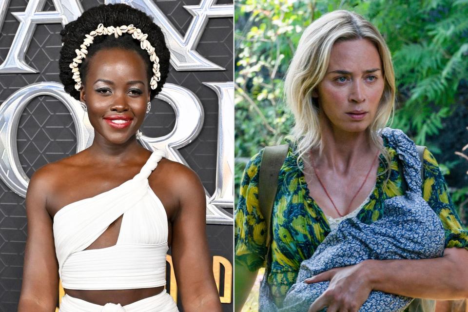 Lupita Nyong'o and Emily Blunt in A Quiet Place Part II