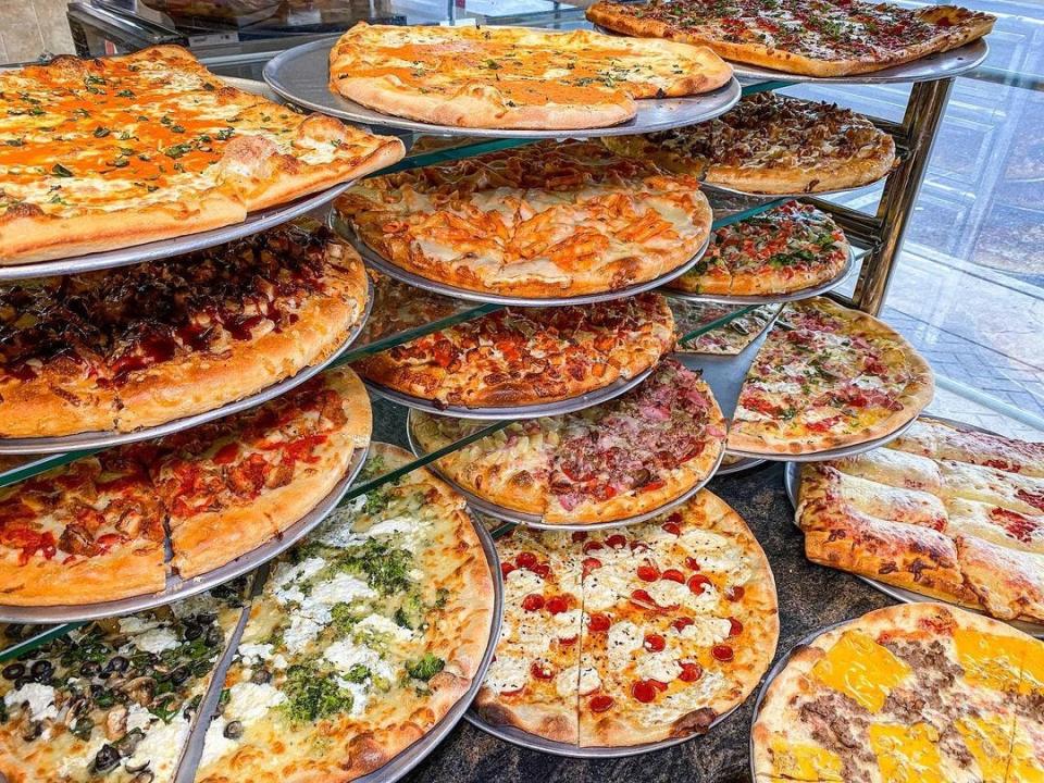 A selection of pizzas from Fusaro's Pizza and Pasta, which has restaurants in Manahawkin and Forked River.