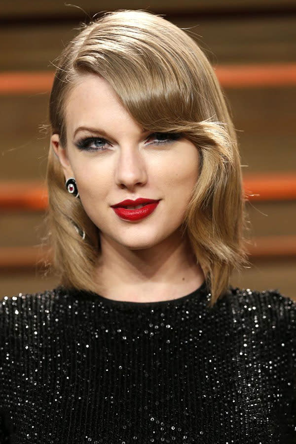 <b>Taylor Swift:</b> There’s a reason Taylor Swift always looks so on point following her gym workouts. While most people appear a sweaty mess, Swift prances past photographers with a perfect red lip. "I swipe on my lipstick, place a tissue between my lips, and blot," she told Redbook magazine. "Then, if I really need the color to last, I hold the tissue against my mouth and brush translucent powder over it, which sets the color."