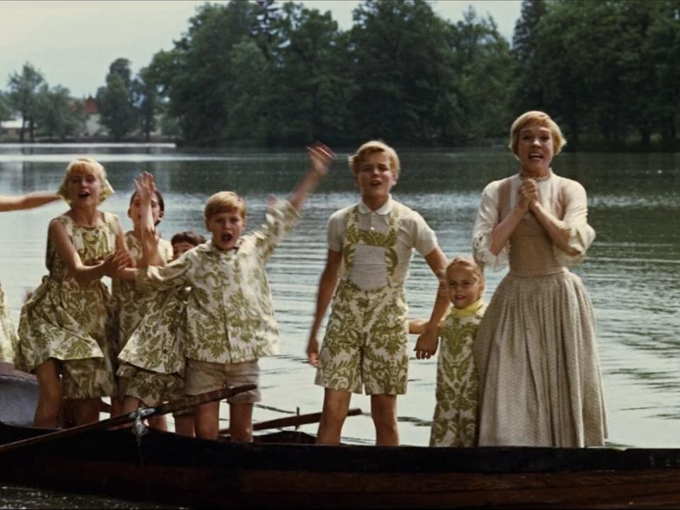 sound of music boat scene