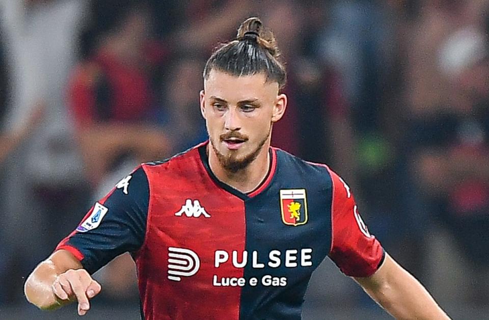 Top target: Tottenham are set to clinch the signing of Genoa defender Radu Dragusin (Getty Images)