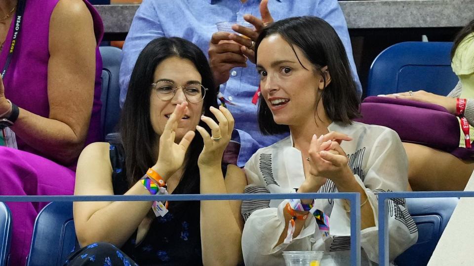 celebrities attend the 2023 us open tennis championships day 4