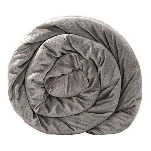 9) BlanQuil Quilted Weighted Blanket