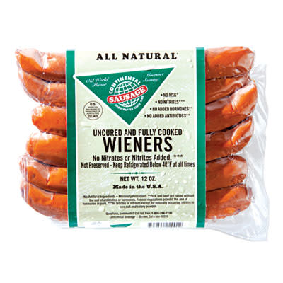 Carolina Bright Leaf Skinless Frankfurters (32 oz.)