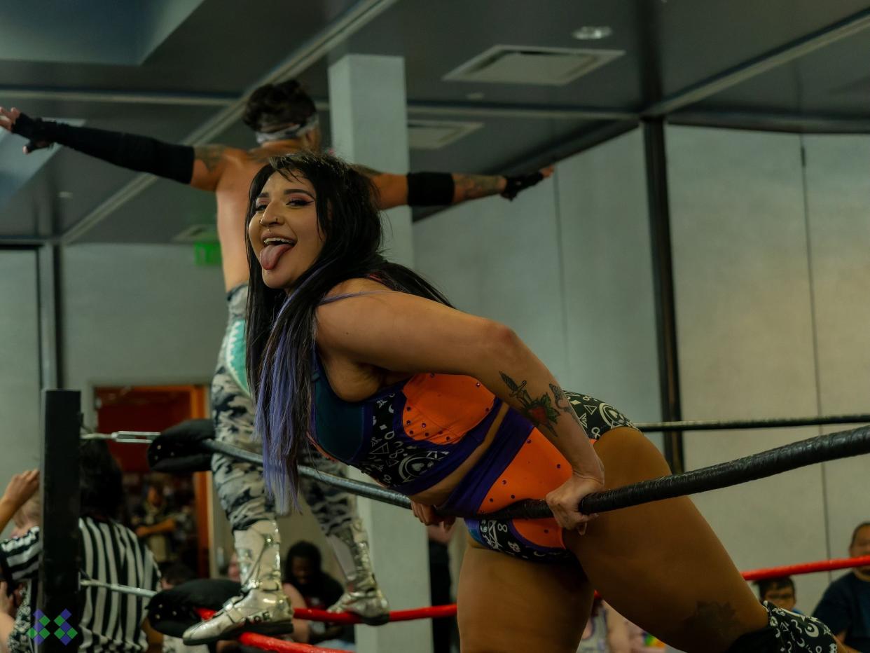 Gypsy Mac will be one of 12 pro wrestlers competing in the Pride of the Desert professional wrestling event on Nov. 4. It will be held at Oscar's Palm Springs during Greater Palm Springs Pride.