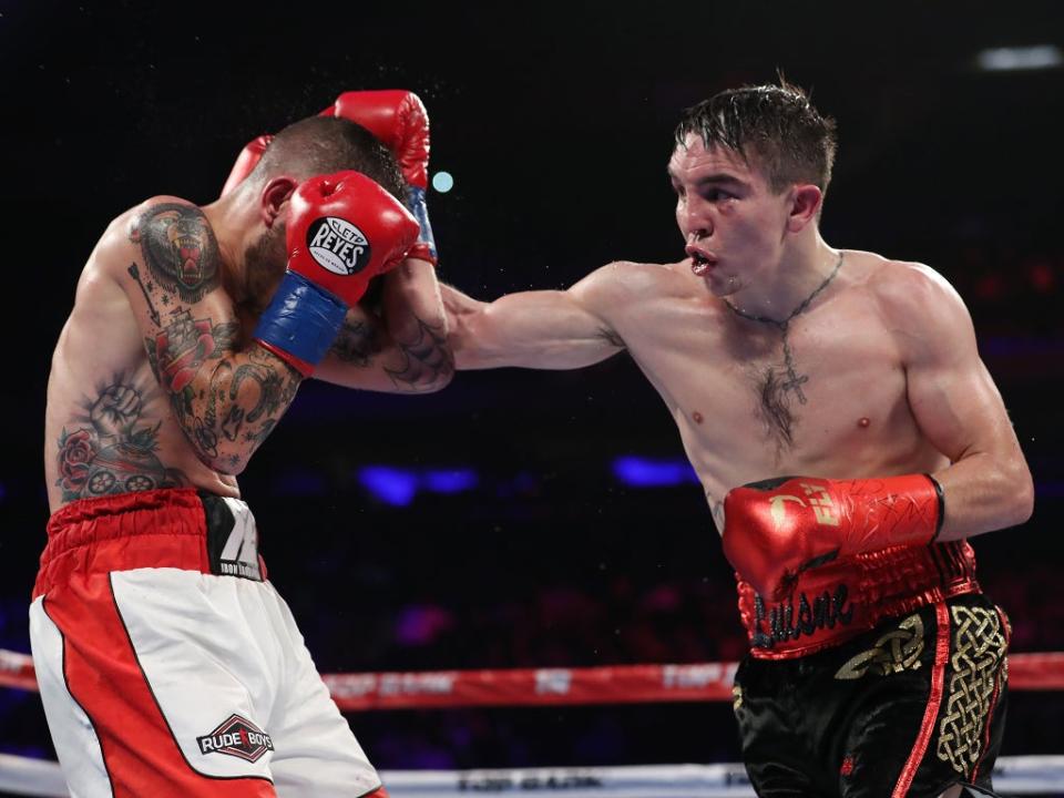 Irishman Michael Conlan (right) is unbeaten in his 16 pro fights (Getty)