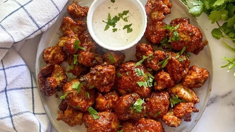 bbq cauliflower wings