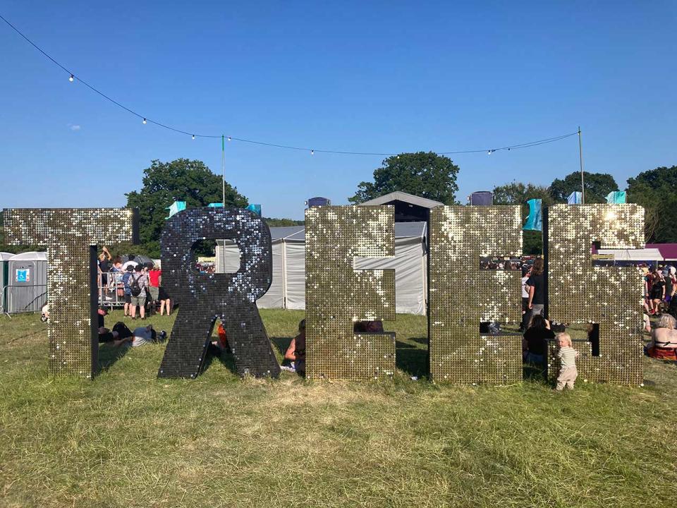 A small boy at 2000trees festival