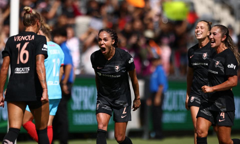 <span>The previous record for an NWSL franchise was the sale of San Diego Wave for around $113m.</span><span>Photograph: Jessica Alcheh/USA Today Sports</span>