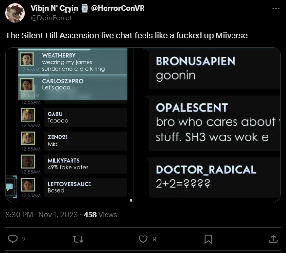 Silent Hill: Ascension underestimates the rowdiness of stream chat