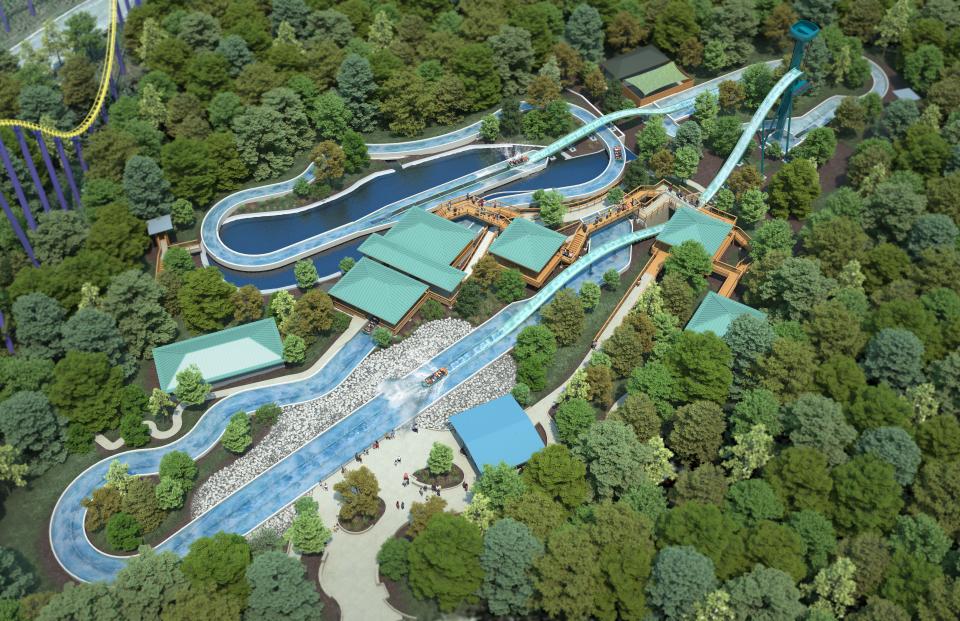 Announced in 2022, "Catapult Falls" will live up to its name at SeaWorld San Antonio by plunging riders down the steepest drop of any flume ride.