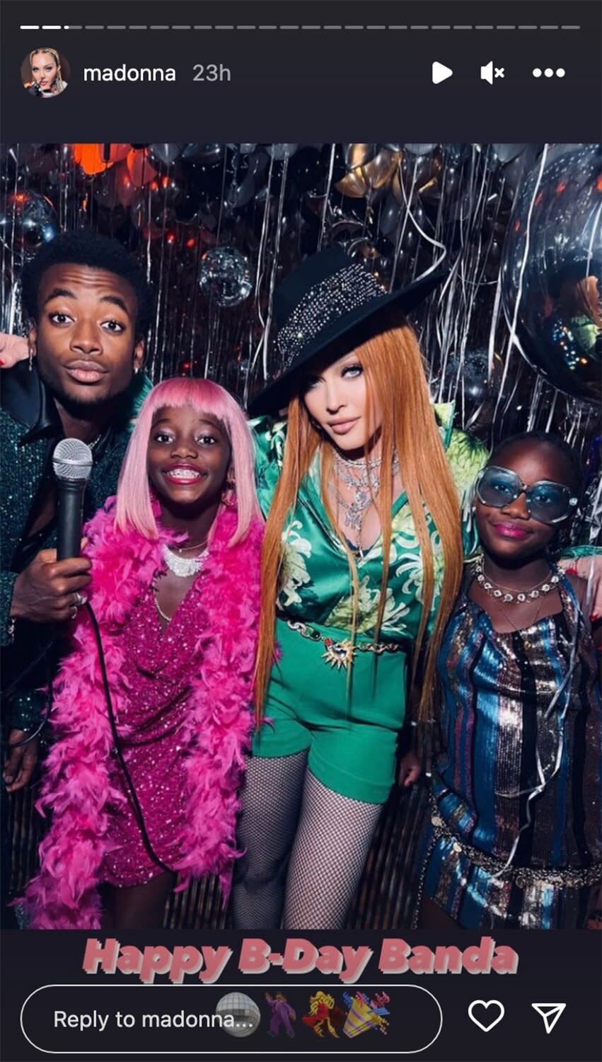 Madonna Celebrates Son David Banda's 17th Birthday with Disco Bash and Harry Styles Concert