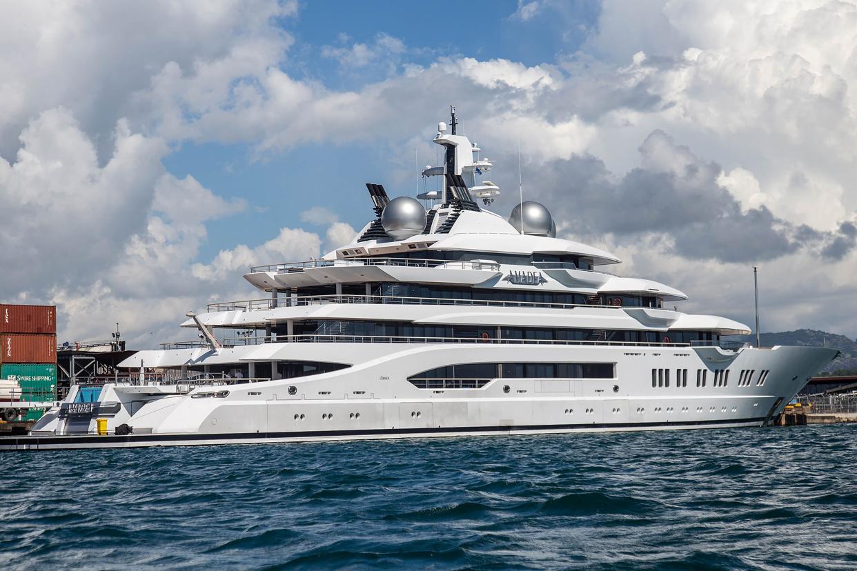 The 348 foot superyacht is currently part of a lengthy and ongoing judicial process (FIJI SUN/AFP via Getty Images)