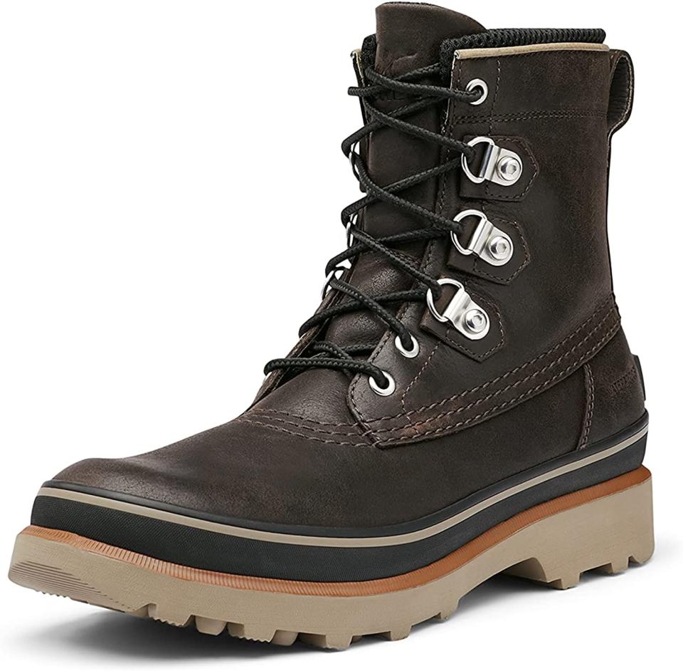 Sorel Men's Caribou Street WP Boot Rain Waterproof in black