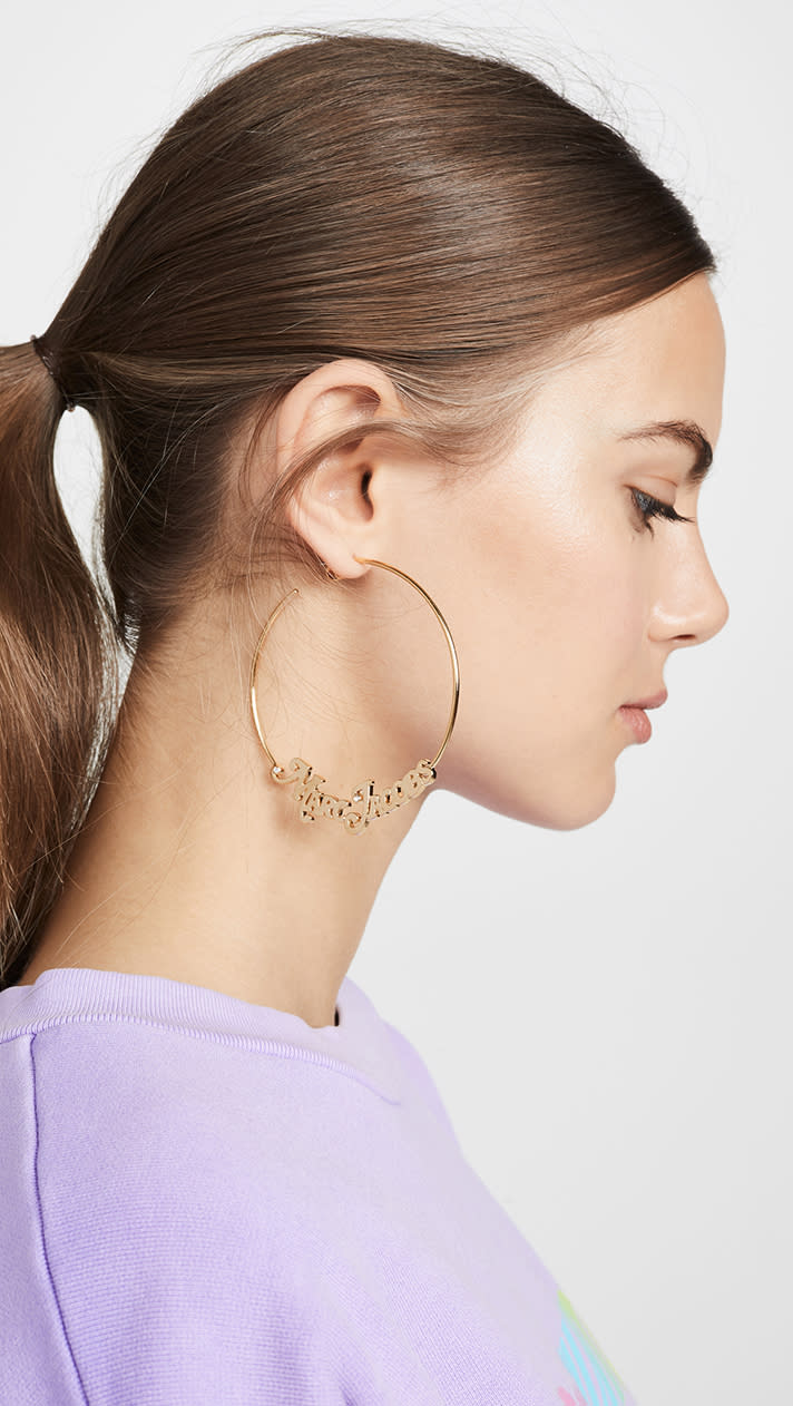 STYLECASTER | Hoop Earrings So Truly Massive You Could Probably Fit Your Head Through Them