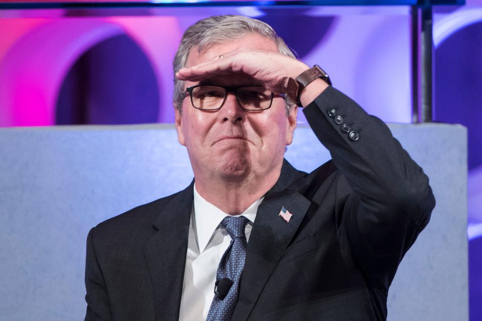 Former Florida Gov. Jeb Bush: He can see clearly now. 