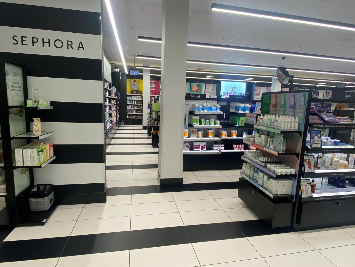 A look inside the new Sephora location at the Lafayette Kohl's. July 6, 2022