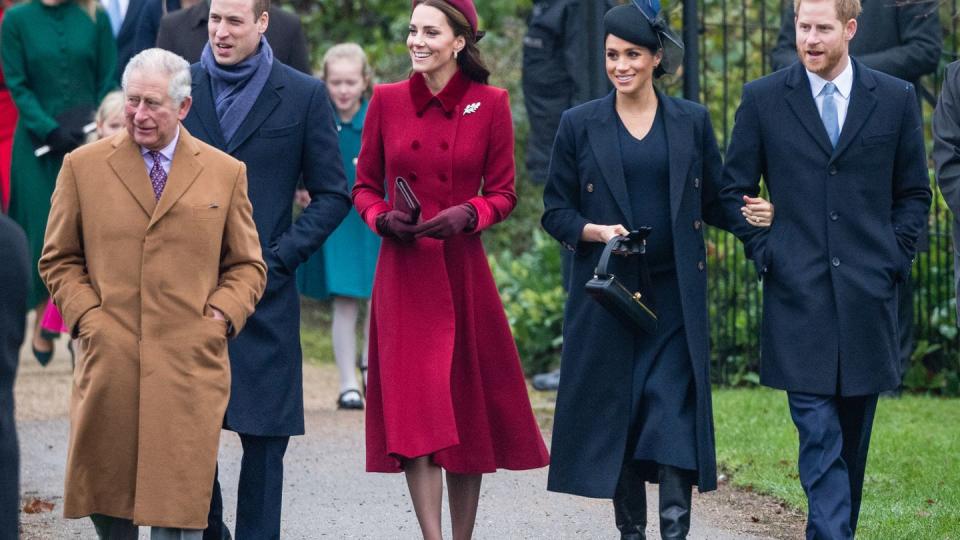 the royal family attend church on christmas day