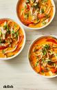 <p>Meet our new favorite summer soup. It's rich with coconut milk and packed with chicken, bell peppers, and <a href="https://www.delish.com/cooking/recipe-ideas/a27470168/best-zucchini-noodles-recipe/" rel="nofollow noopener" target="_blank" data-ylk="slk:zoodles;elm:context_link;itc:0;sec:content-canvas" class="link ">zoodles</a>. It's a more festive take on the classic <a href="https://www.delish.com/cooking/recipe-ideas/recipes/a51338/homemade-chicken-noodle-soup-recipe/" rel="nofollow noopener" target="_blank" data-ylk="slk:chicken noodle soup;elm:context_link;itc:0;sec:content-canvas" class="link ">chicken noodle soup</a>, and we might just love it more when it's hot out.</p><p>Get the <strong><a href="https://www.delish.com/cooking/recipe-ideas/a27008528/coconut-zoodle-soup-recipe/" rel="nofollow noopener" target="_blank" data-ylk="slk:Coconut Zoodle Soup recipe;elm:context_link;itc:0;sec:content-canvas" class="link ">Coconut Zoodle Soup recipe</a></strong>.</p>