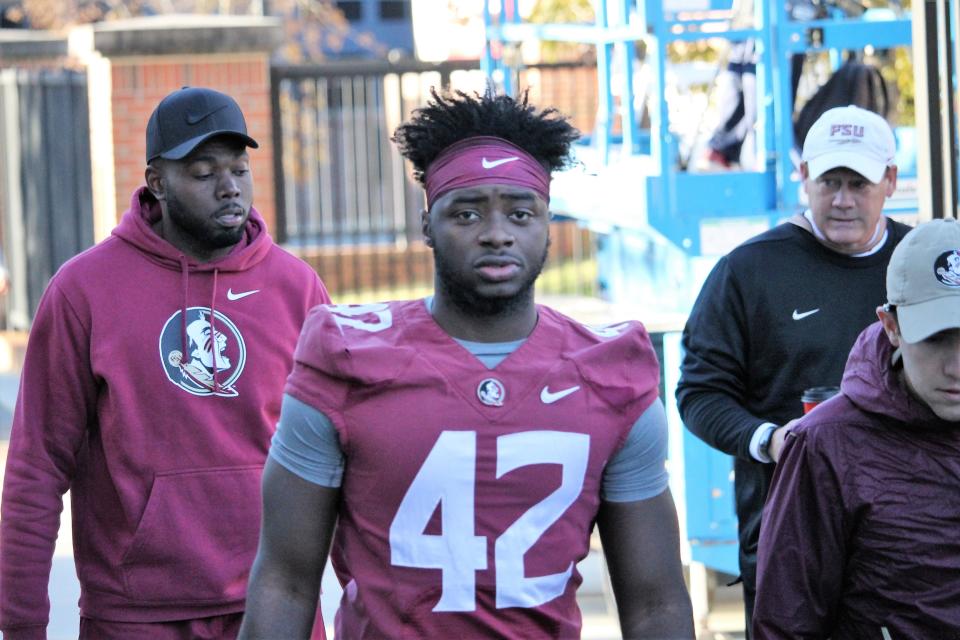 FSU linebacker Jaleel McRae is the fifth Seminole to announce he's leaving the program early since the end of the season on Nov. 27.