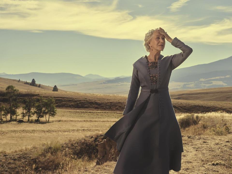 Helen Mirren in "Yellowstone" prequel series "1923."