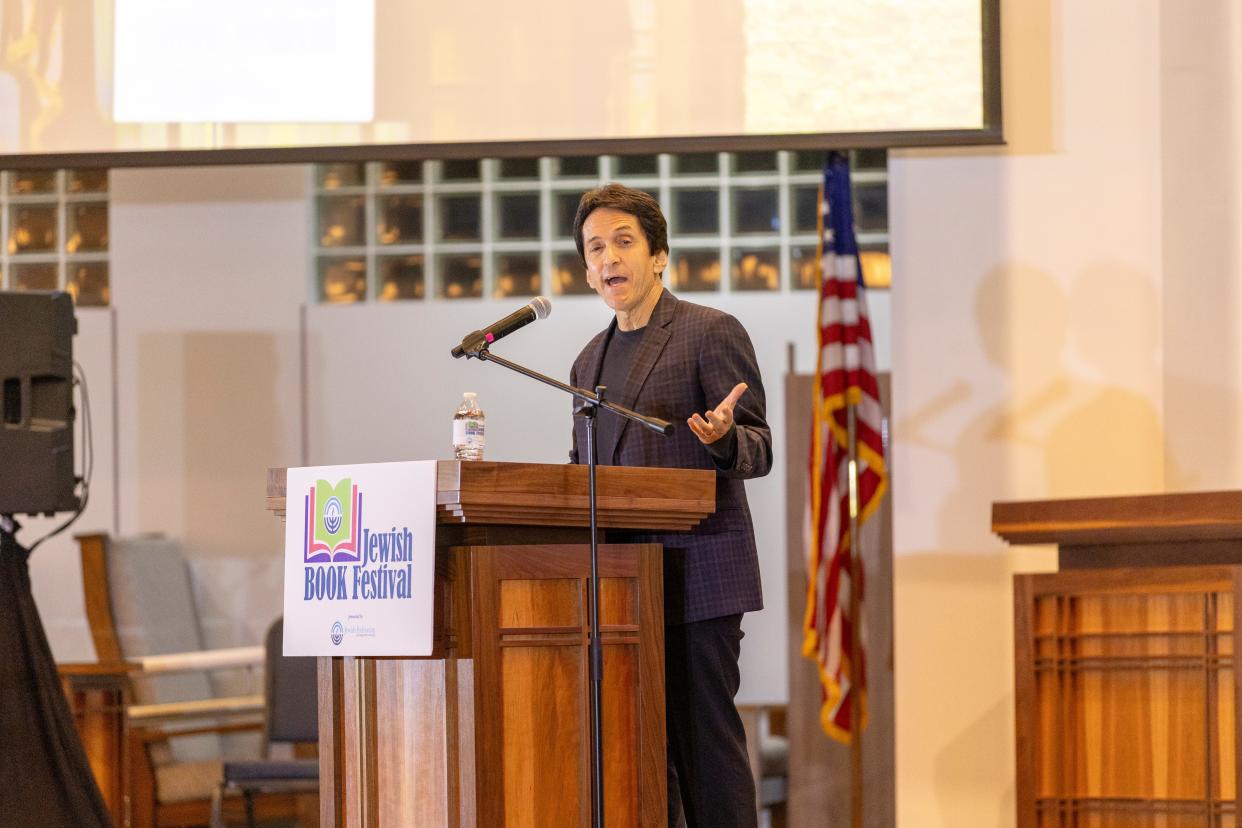 Best-selling author Mitch Albom spoke Dec. 3, 2023, at the Greater Naples Jewish Book Festival. Albom discussed his latest novel, "The Little Liar," before about 650 people at the Nina Iser Jewish Cultural Center in Naples. He also signed copies of the book.