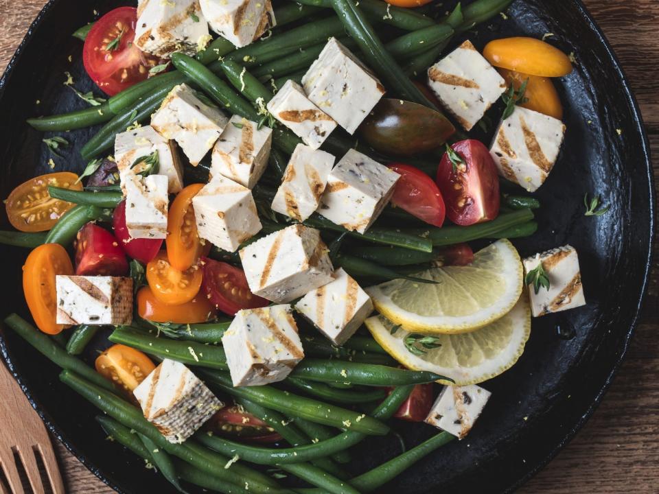 tofu salad healthy lunch