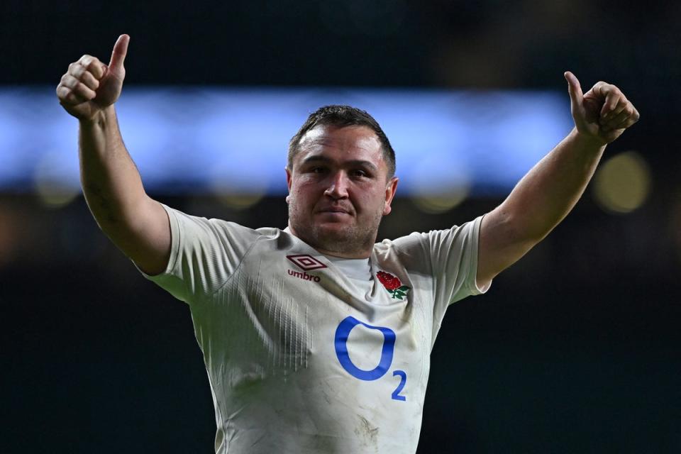 England skipper Jamie George has hailed the impact of defence coach Felix Jones (AFP via Getty Images)