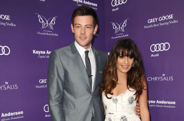 Cory Monteith (left) and Lea Michele in 2013. (Photo: Jason LaVeris via Getty Images)