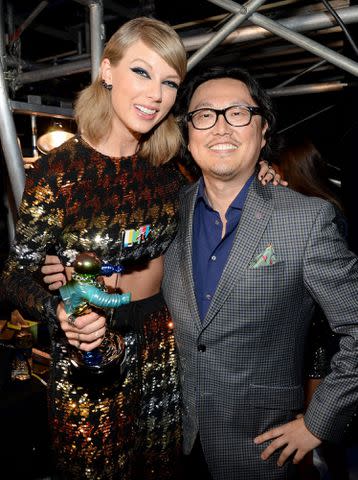 Kevin Mazur/MTV1415/WireImage Taylor Swift and Joseph Kahn