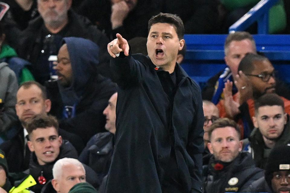 Mauricio Pochettino has demanded an improved performance vs Brighton (IKIMAGES/AFP via Getty Images)