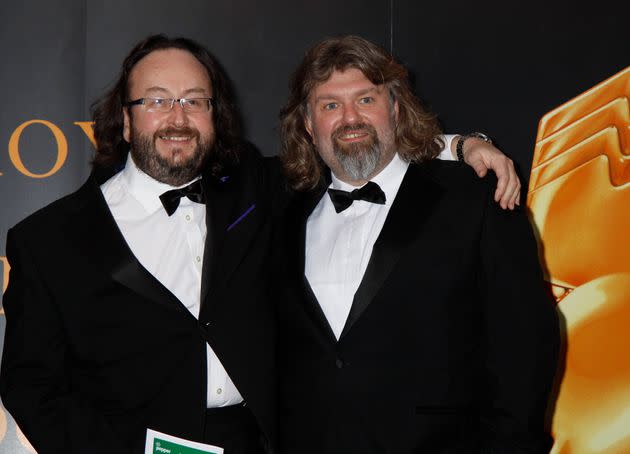 Dave Myers with his fellow Hairy Biker, Si King,  (Photo: Dave M. Benett via Getty Images)