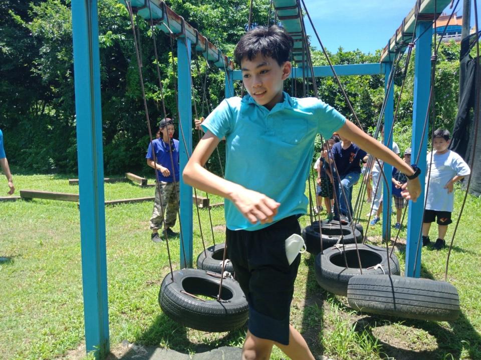 Child at summer camp in Taipei