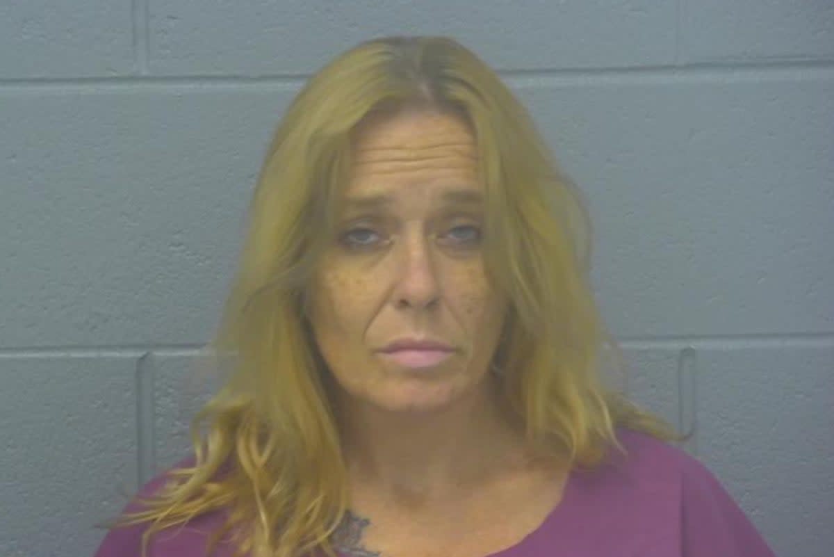 Patricia Williams, 42, was charged with arson after allegedly burning down a house with a spicy chip (Greene County Jail)