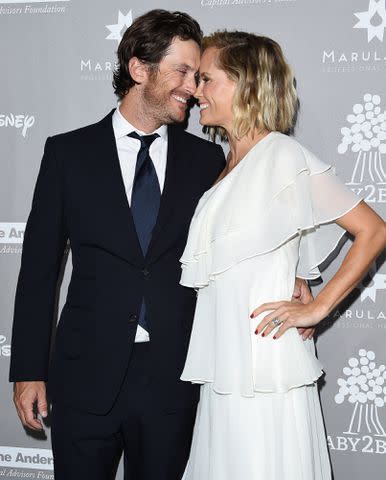 Axelle/Bauer-Griffin/FilmMagic Oliver Hudson and Erinn Bartlett attend the 2015 Baby2Baby Gala at 3LABS on November 14, 2015 in Culver City, California