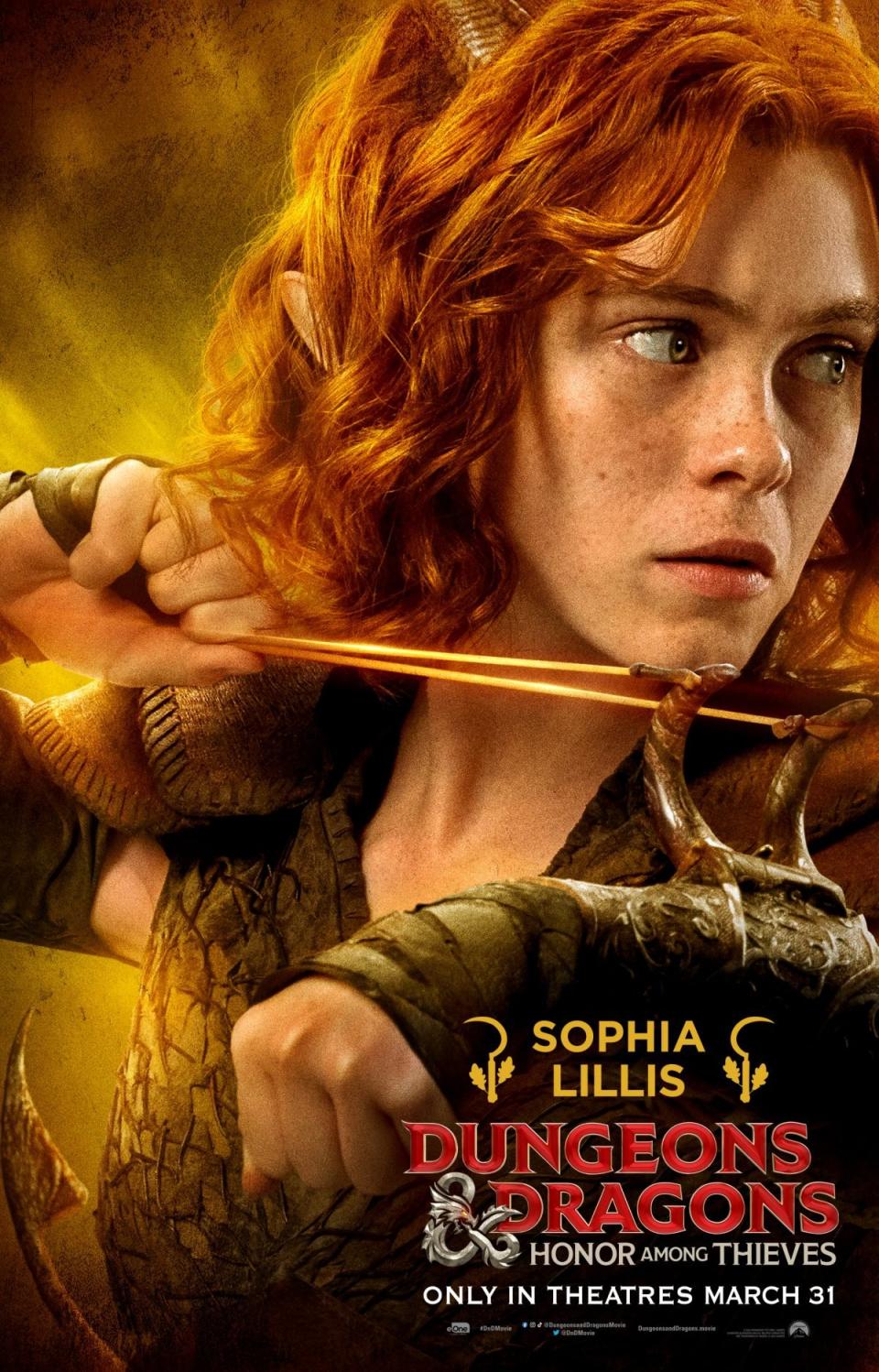 dungeons and dragons honor among thieves poster sophia lillis