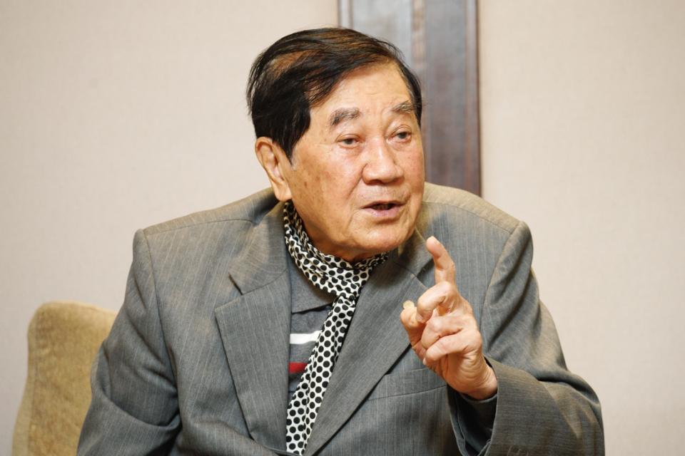 遠景基金會董事長陳唐山專訪。 圖：張良一/攝