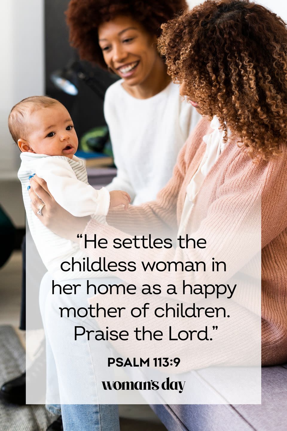 bible verses about mothers psalm 113 9