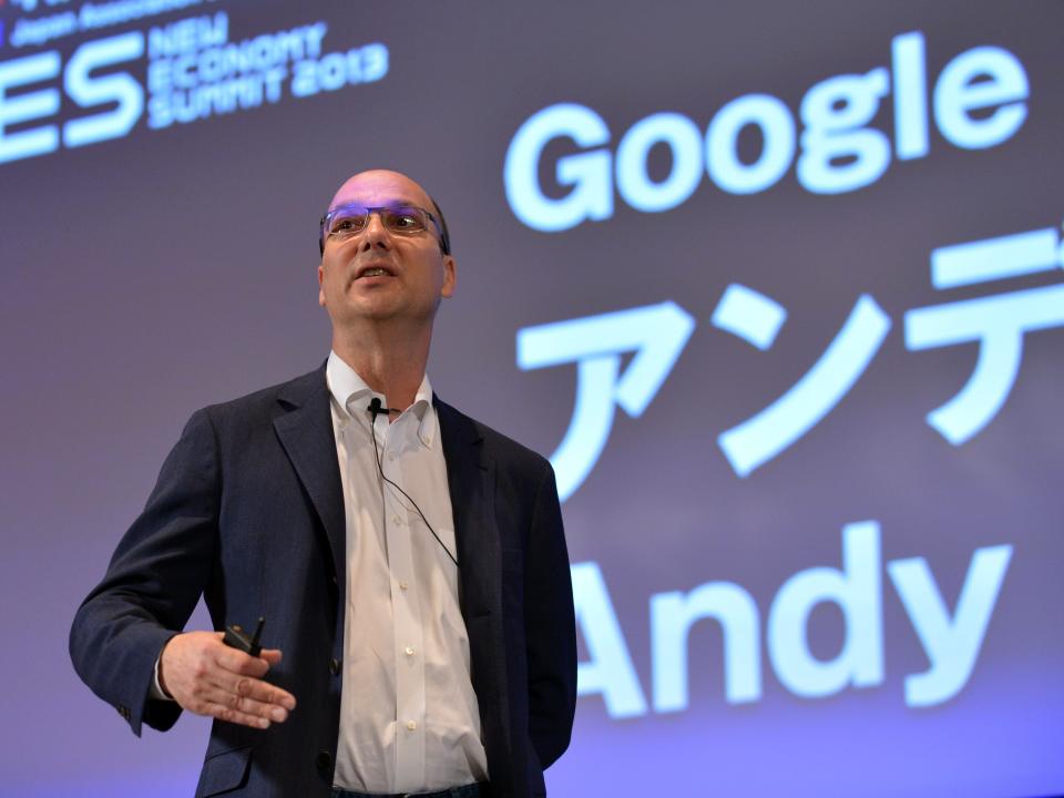 Andy Rubin New Economy Summit 2013 in Tokyo on April 16, 2013